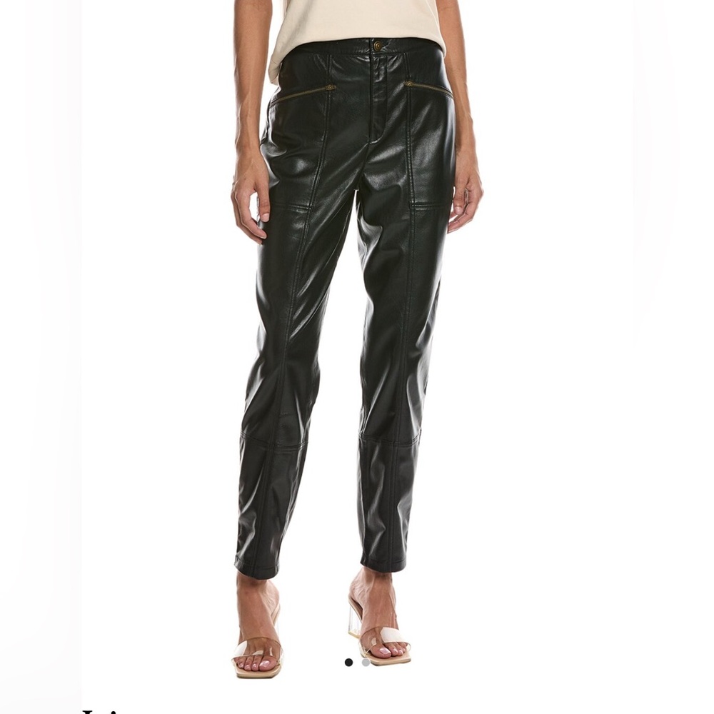 JOIE VEGAN Leather pants ALARA style B0090F9484 size 6 straight leg